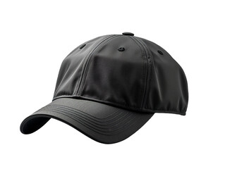 black baseball cap isolated