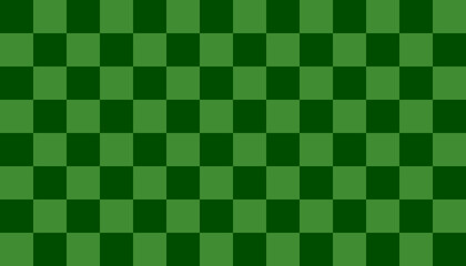 シームレス背景素材 和柄 市松模様 緑＆濃緑