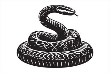 Fototapeta premium Anaconda Vector silhouette image