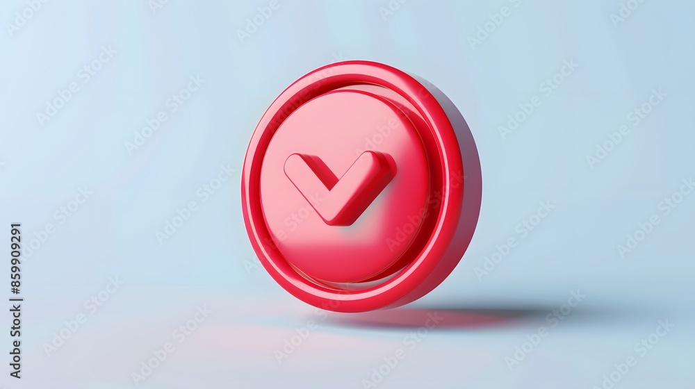 Poster upload icon, upload 3d button. upload symbol on white background - 3d rendering