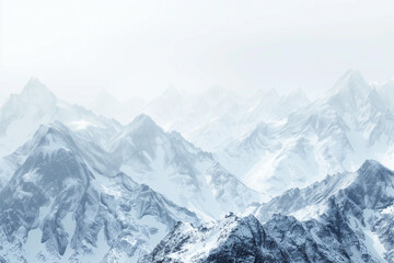 Snowy Mountain Landscape