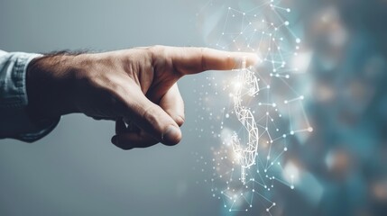 Hand reaching for a glowing dollar sign