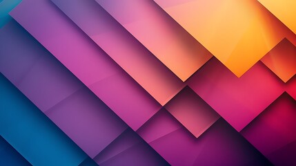 A professional template with overlapping shapes and ample space for text.