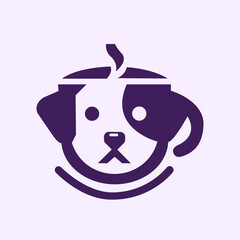 coffee cup with dog fusion logo