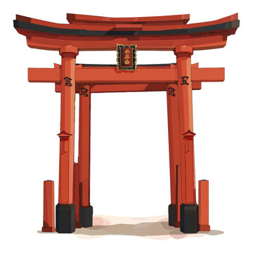 recommend clip art: torii vector png