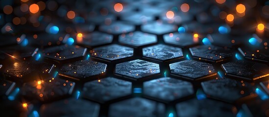 Futuristic Hexagon Pattern