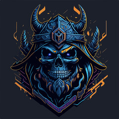 An immortal demon warlord, cloaked in dark armor, wields a fiery blade, commanding an army of fierce warriors with an aura of relentless power and evil.