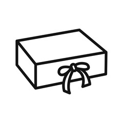Gift Box Icon Ideal for Celebrations and Presentations