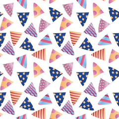 Obraz premium Vibrant abstract triangular pattern with intricate designs, perfect for modern decor