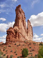 Fototapeta premium Arches National Park in Utah, USA. Amazing rock formations in the US Southwest.
