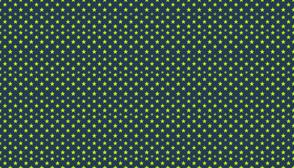 Pattern with green star motif, a green star pattern on a deep blue background