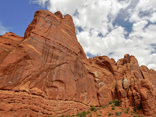 Fototapeta premium Arches National Park in Utah, USA. Amazing rock formations in the US Southwest.