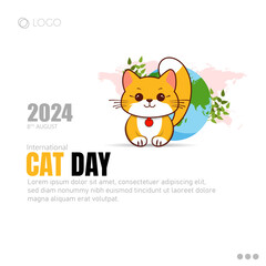 Cat Day, celebrated on August 8th, is dedicated to honoring and appreciating cats, one of the world's most beloved pets.