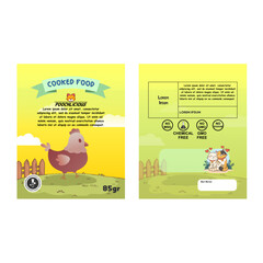 Label Animal Food.eps