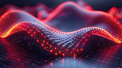 n abstract image of an inner circle on a dark background, in the style of navy and magenta, double lines, animated gifs, sparse, angular linework, lightningwave, intricate patterns, by AI
