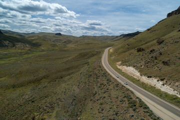person in a car going on a journey