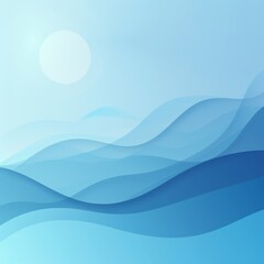 水色の背景と空のグラデーション