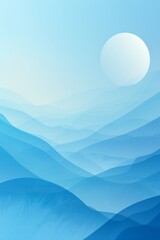 水色の背景と空のグラデーション