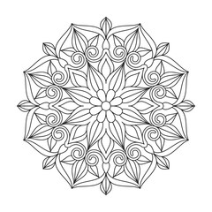 Indian floral paisley medallion banners. Ethnic Mandala ornament design