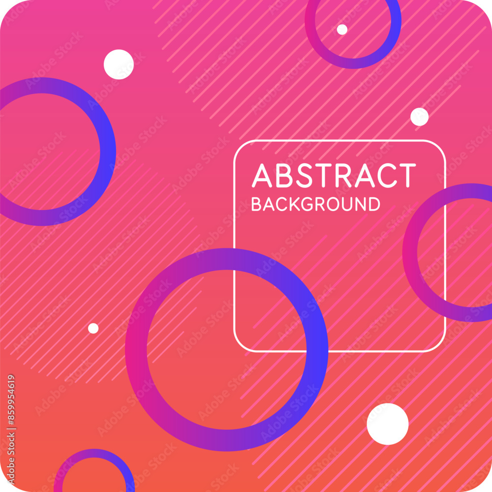 Aufkleber bright attractive abstract background with graphic elements. a composition of shapes and color spots