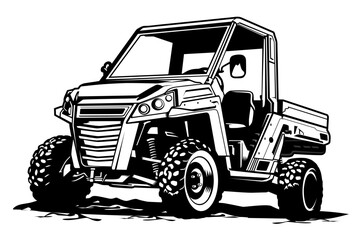 utv illustration design vector art