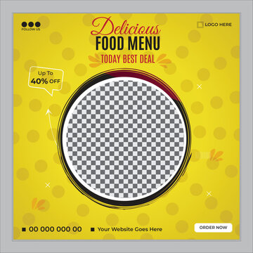 Food Social Media Design