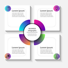 Timeline infographics design vector and marketing icons can be used for workflow layout, diagram, annual report, web design. Business concept with 6 options, steps or processes.