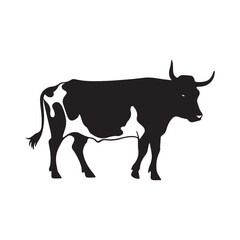Cow Silhouette: High-Quality Vector Illustrations for Agricultural Design.
