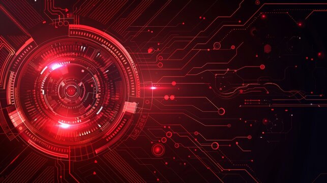 a cool techie sports background Black and Red