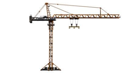 crane hook with crane isolated