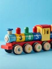 Fototapeta premium Wooden Toy Train