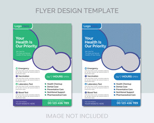 medical flyer design is creative and unique 