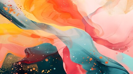 Fototapeta premium abstract watercolor background