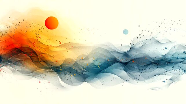 Smoke: A Whirlwind of Colors colorful background