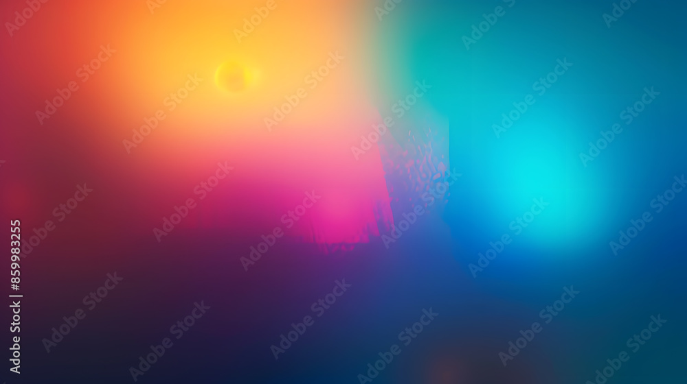 Poster abstract color gradient modern blurred background and film grain texture template with an elegant de