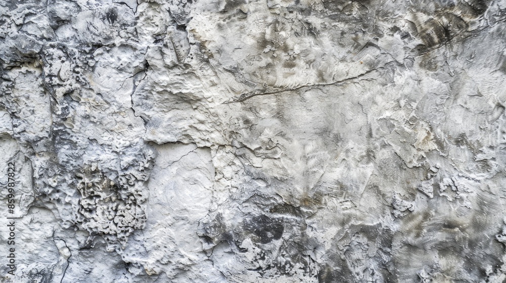 Poster close up view of grungy grey and white stone texture background with space for design