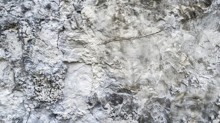 Fototapeta premium Close up view of grungy grey and white stone texture background with space for design