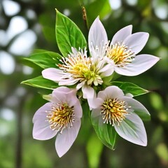 white flowers