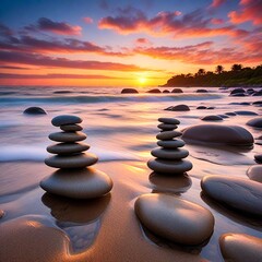 stones on the beach