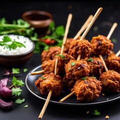 wings with sauce