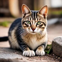 portrait of a cat