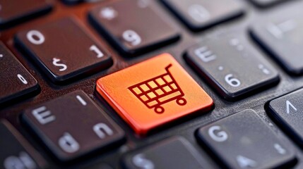 Obraz premium Ecommerce Capture an ecommerce business setup with professionals managing online sales and marketing.