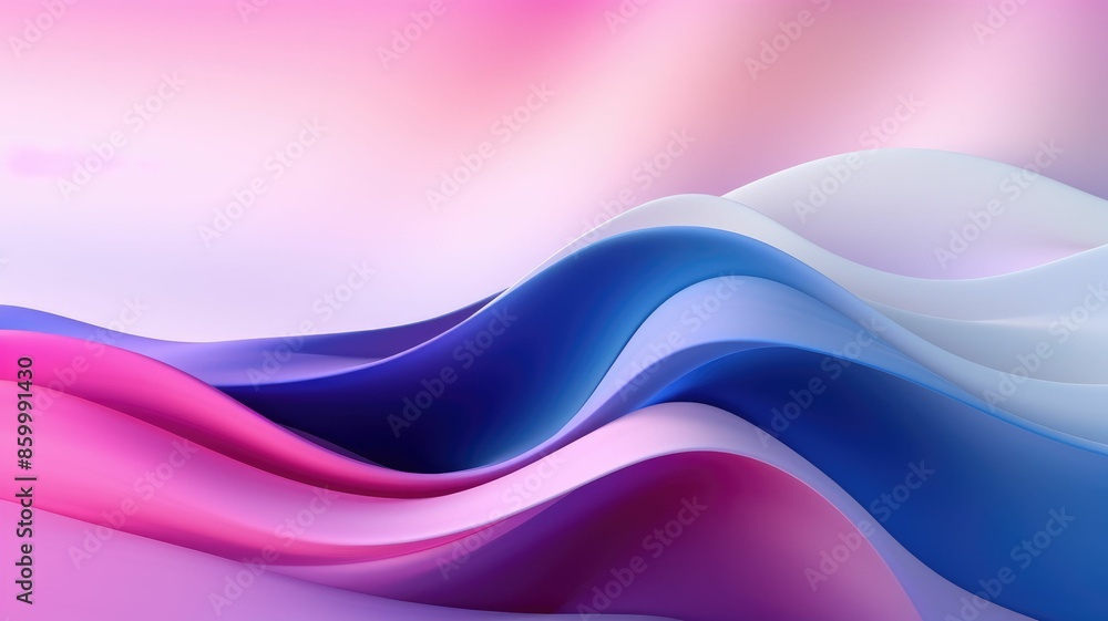 Poster abstract wavy pattern in vibrant pink and purple hues. abstract artwork with colorful waves that app