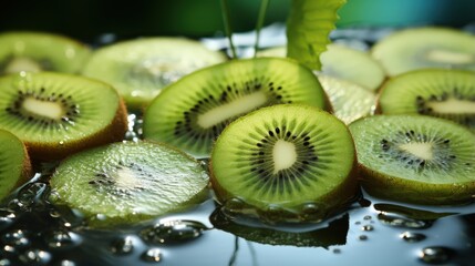 kiwi fruit slices