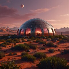 Obraz premium observatory building