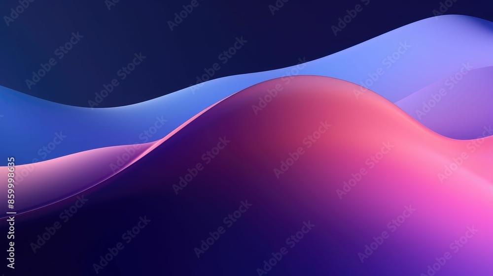 Poster abstract wavy pattern in vibrant pink and purple hues. abstract artwork with colorful waves that app