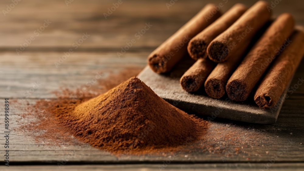 Sticker  Authentic Cinnamon  Aromatic and Flavorful