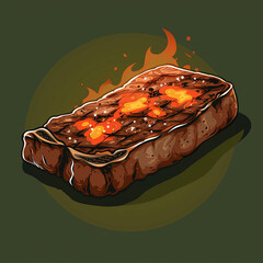 Vector_Porterhouse_steak_with_scorch_cartoon_vec