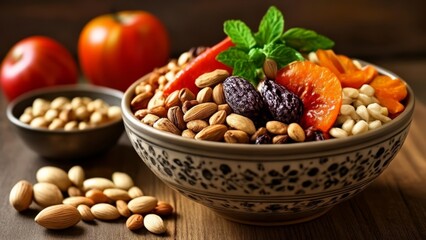  A vibrant and healthy snack bowl