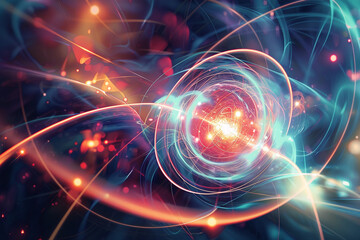 Fototapeta premium Quantum physics